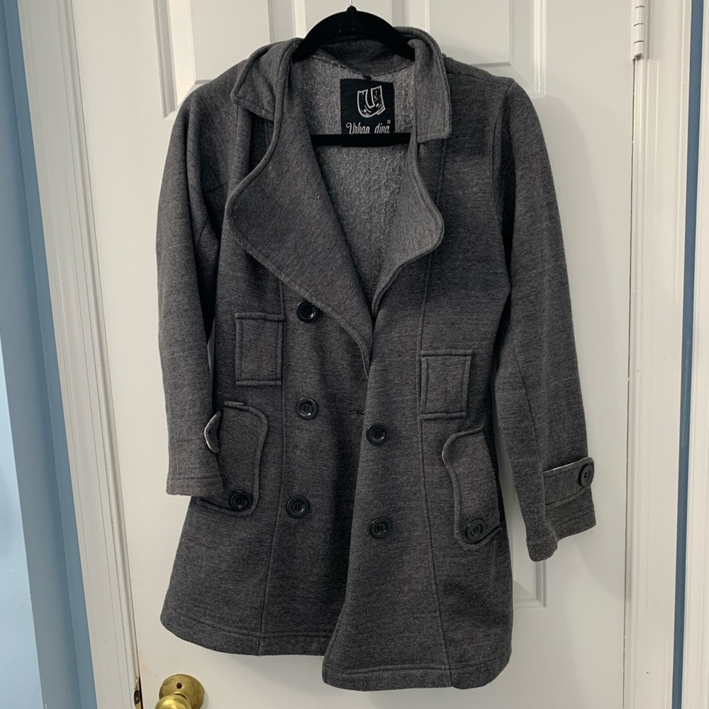 Small Grey Lightweight Women’s Peacoat